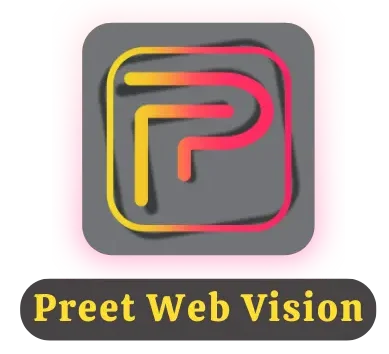 preet web vision agency logo