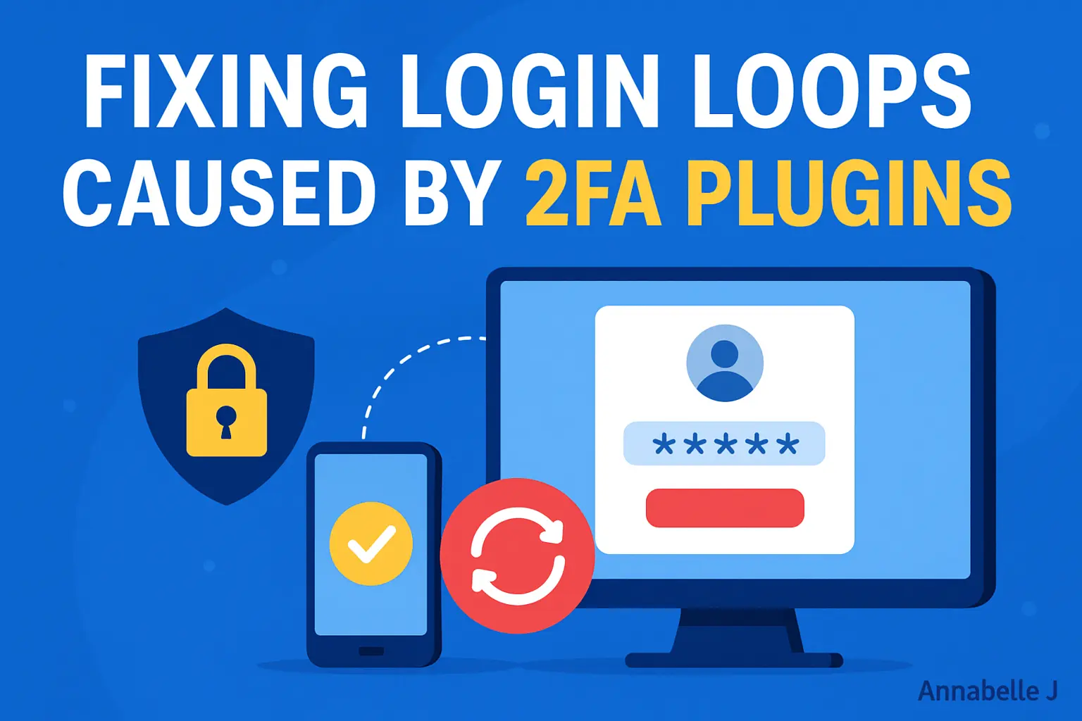 Featured image showing how to fix login loops caused by 2FA plugins