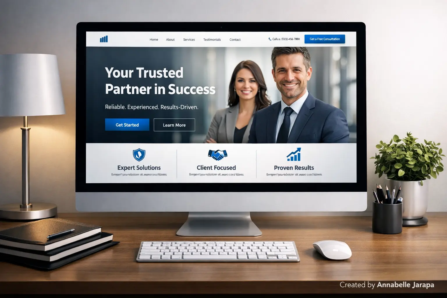 Professional business website design that builds client trust in 2025