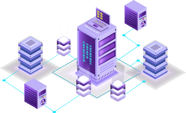 High-performance managed hosting server racks representing Preet Web Vision's fast and secure infrastructure